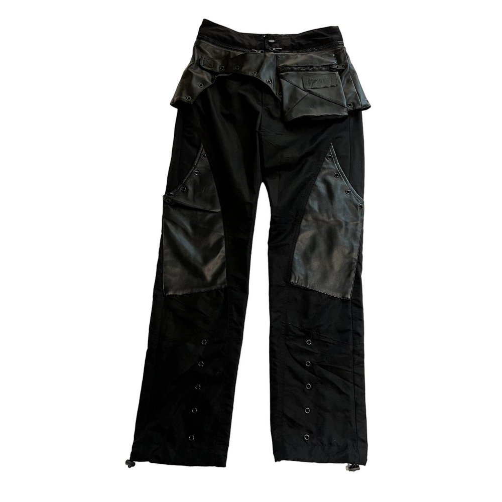 Darker Wavs Reverb Windbreaker Cargo Pants in Black